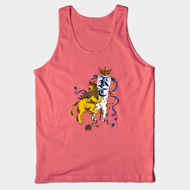 KC Royal Rampant Lion Tank Top by CURSED HALLOW